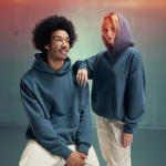 Camisola unissexo ecológica oversize com capuz 350 g/m2 B&C