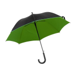 Guarda-chuva de 8 painéis de cor preta com interior colorido Ø103 cor verde primeira vista