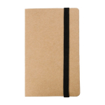 Porta-notas de cartão com fecho elástico e bolso para cartões primeira vista