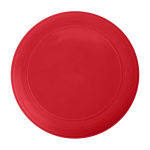 Frisbee personalizado com logo serigrafado para eventos Santa Mónica cor vermelho primeira vista