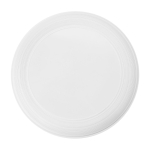 Frisbee personalizado com logo serigrafado para eventos Santa Mónica cor branco primeira vista