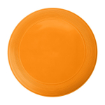 Frisbee personalizado com logo serigrafado para eventos Santa Mónica cor cor-de-laranja primeira vista