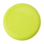 Frisbee personalizado com logo serigrafado para eventos Santa Mónica cor verde-claro primeira vista