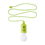 Lâmpada LED personalizável colorida com cordão elegante a condizer cor verde-claro segunda vista