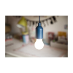 Lâmpada LED personalizável colorida com cordão elegante a condizer primeira vista