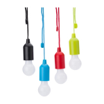 Lâmpada LED personalizável colorida com cordão elegante a condizer segunda vista