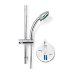 Ampulheta de plástico de 5 minutos, ideal para o duche cor branco quarta vista