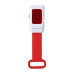 Luz LED para bicicleta com correia de silicone para fixação cor vermelho primeira vista