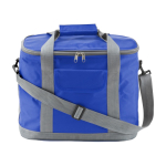 Saco térmico de nylon com tiracolo amovível e bolso frontal cor azul ultramarino primeira vista