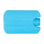 Acumulador de frio reutilizável com gel de refrigeração cor azul-claro primeira vista