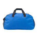 Saco de desporto ou viagem de poliéster com bolso frontal e superior cor azul ultramarino primeira vista