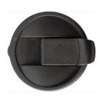 Copo térmico de aço inoxidável texturizado na parte inferior 460 ml cor preto quarta vista