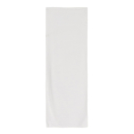 Toalha desportiva de rPET especial para sublimação 30 x 80 cm cor branco segunda vista
