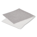 Toalha em RPET com tecnologia de secagem rápida 200 g/m² 30x80 cm cor branco/cinzento quinta vista
