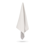 Toalha em RPET com tecnologia de secagem rápida 200 g/m² 30x80 cm cor branco/cinzento sexta vista