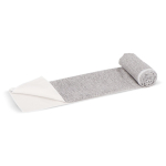 Toalha de RPET com tecnologia de secagem rápida 200 g/m² 50x100 cm cor branco/cinzento