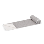 Toalha em RPET com tecnologia de secagem rápida 200 g/m² 70 x 140 cm cor branco/cinzento