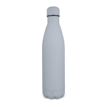 Garrafa de aço inoxidável reciclado com acabamento aveludado 750 ml cor cinzento