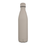 Garrafa de aço inoxidável reciclado com acabamento aveludado 750 ml cor bege