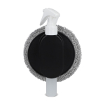 Pulverizador e pano de limpeza para vidro e todo o tipo de superfícies cor preto