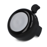 Campainha circular especial para bicicletas com base para autocolante cor preto