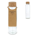 Clássica garrafa de vidro reciclado com tampa de cortiça 500 ml