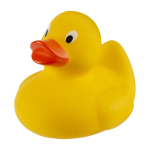 Clássico patinho de borracha amarelo para o banho, personalizável cor amarelo primeira vista
