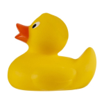 Clássico patinho de borracha amarelo para o banho, personalizável cor amarelo quarta vista