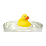 Clássico patinho de borracha amarelo para o banho, personalizável cor amarelo quinta vista