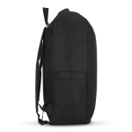 Mochila enrolável de rPET com pega superior de fivela 20 L cor preto terceira vista