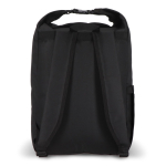 Mochila enrolável de rPET com pega superior de fivela 20 L cor preto quinta vista