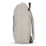 Mochila enrolável de rPET com pega superior de fivela 20 L cor cinzento quarta vista