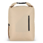 Mochila enrolável de rPET com pega superior de fivela 20 L cor bege segunda vista