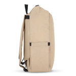 Mochila enrolável de rPET com pega superior de fivela 20 L cor bege terceira vista