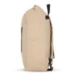 Mochila enrolável de rPET com pega superior de fivela 20 L cor bege quarta vista