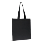Saco para o dia a dia de algodão orgânico com asas compridas 140 g/m2 cor preto