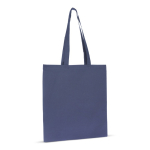 Saco para o dia a dia de algodão orgânico com asas compridas 140 g/m2 cor azul-escuro