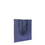 Saco para o dia a dia de algodão orgânico com asas compridas 140 g/m2 cor azul-escuro terceira vista