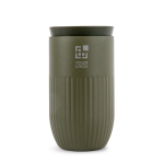 Copo térmico de aço inoxidável com tampa de botão 320 ml vista principal