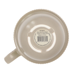 Caneca empilhável de porcelana com pequena asa superior 270 ml cor cinzento-claro sétima vista