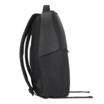 Mochila para portátil de jacquard e PU com tira para trolley 15,6'' cor preto quarta vista