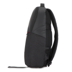 Mochila para portátil de jacquard e PU com tira para trolley 15,6'' cor preto quinta vista