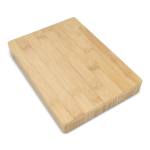Set em caixa de bambu personalizável com utensílios para queijo/vinho cor natural quinta vista