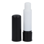 Bálsamo labial de materiais reciclados e em várias cores cor preto