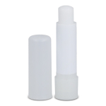 Bálsamo labial de materiais reciclados e em várias cores cor branco