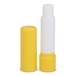 Bálsamo labial de materiais reciclados e em várias cores cor amarelo