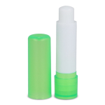 Bálsamo labial de materiais reciclados e em várias cores cor verde transparente