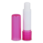 Bálsamo labial de materiais reciclados e em várias cores cor cor-de-rosa transparente