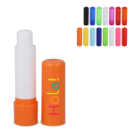 Bálsamo labial de materiais reciclados e em várias cores