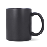 Caneca de cerâmica, acabamento mate contorno interior brilhante 350 ml cor preto segunda vista